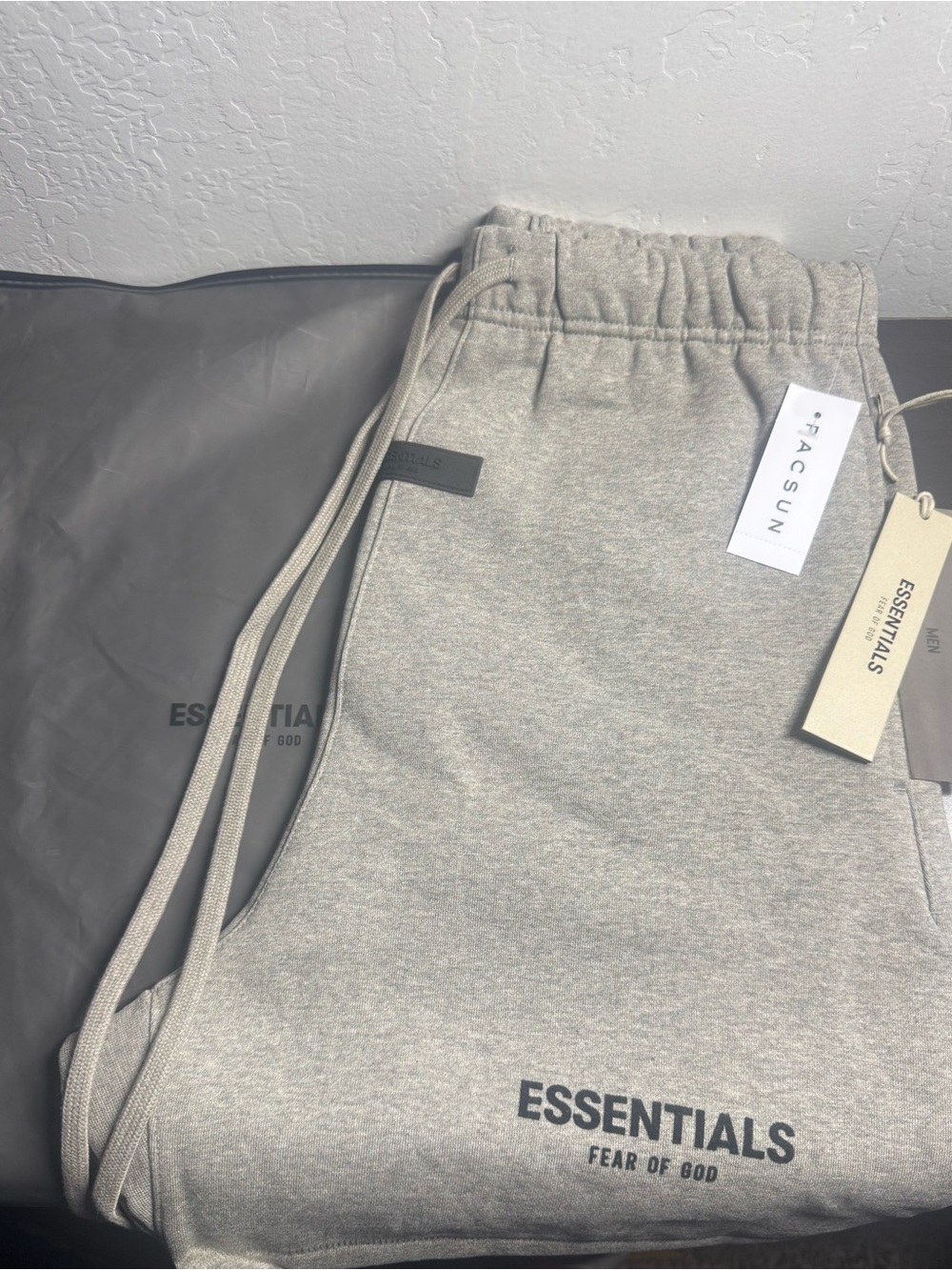 & Other Stories Light Gray  Joggers with ESSENTIALS Print